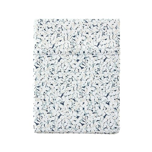 ESSIX Flat Sheet, Cotton Satin, Blue, 270x300 cm