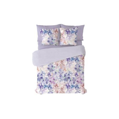 Pierre Cardin Duvet Cover Set Sara Mauve Bed 90 cm 3 Pieces