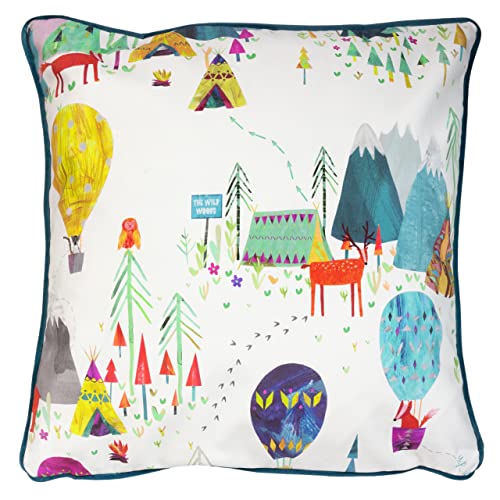 Prestigious Textiles Away We Go Cushion Cover, Cotton, Rainbow