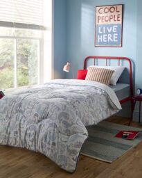 Night Lark Children's Coverless Duvet 10.5 Tog - Blue Whale, Single