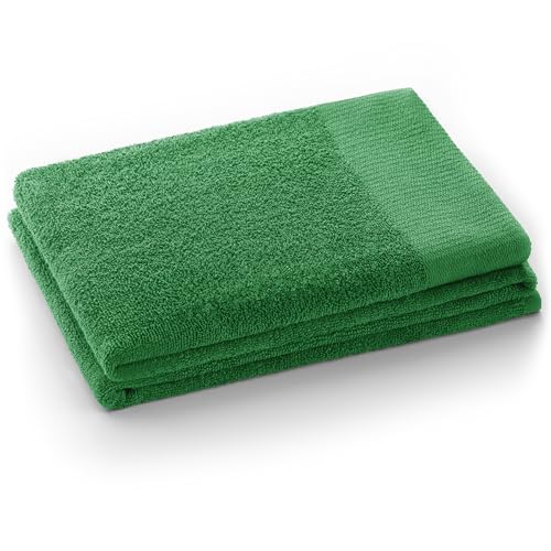 AmeliaHome Amari Towel Green 50 x 100 cm 100% Cotton Quality Absorbent