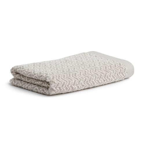 M??ve Brooklyn bath towel 80 x 150 cm, 85% cotton / 10% viscose / 5% linen, nature/cashmere