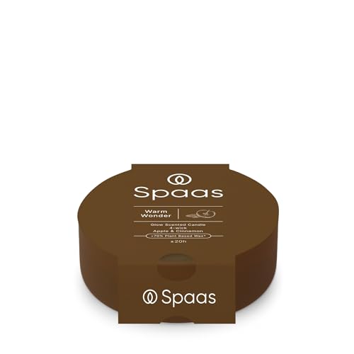 Spaas Glow Scented Candle 4-Wick 20h, Warm Wonder, Brown