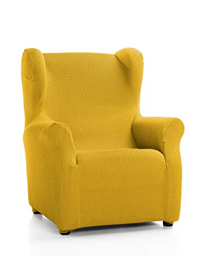 Martina Home Armchair Cover, Fabric, Gold, Wingchair