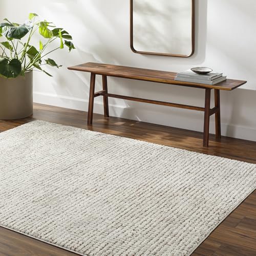 Livabliss Zadar Abstract Rug - Area Rugs Living Room 160x213 cm, Dining Room, Lounge, Kitchen, Bedroom - Modern Marble Large Rug, Soft Luxurious Easy Care Medium Pile, Orange Brown and Cream