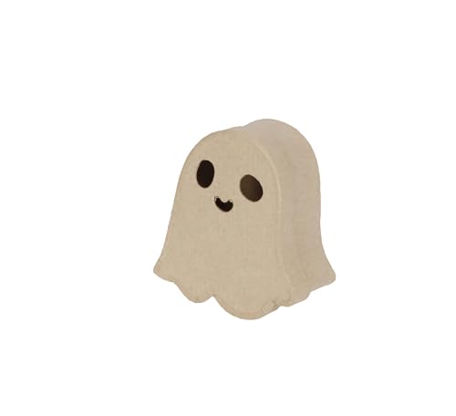 D??copatch - Ref BT054C - Small Ghost Box - Papier Mach?? Object to Decorate - 4.5 x 9.5 x 10cm - Decorate with D??copatch Papers & PaperPatch Glue, Glitter, Paints , Brown