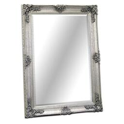 Barcelona Trading Abbey Large Silver Shabby Chic Antique Style Wall/Over Mantle Mirror-31in x 43in, Wood, 110x79,GL104-2