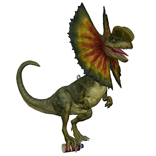 Hallmark Keepsake Christmas Ornament 2023, Jurassic Park 30th Anniversary Dilophosaurus, Dinosaur Gifts