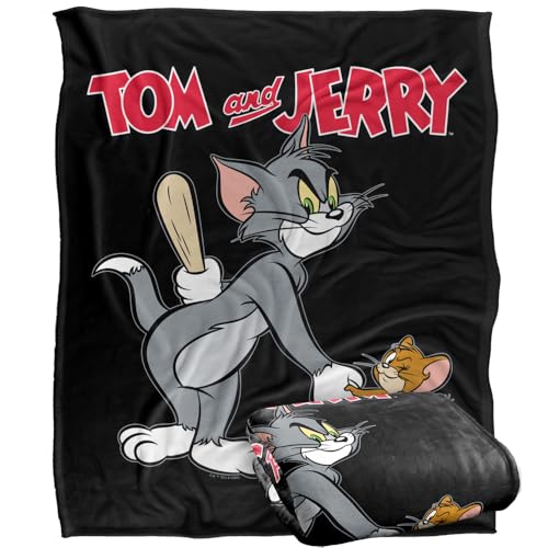 Tom And Jerry Prepared Silky Touch Super Soft Throw Blanket 152 X 127 Cm