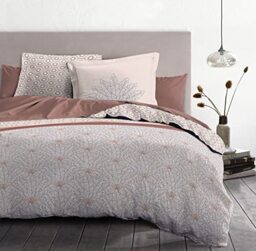 Home Linge Passion - Duvet Cover - 2 Pieces - 100% Cotton - 57 Thread Count - Single - 140 x 200 cm - Luxor Terracotta