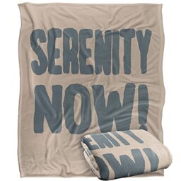 SEINFELD Blanket, 152 x 127 cm The Serenity Now Silky Touch Super Soft Throw Blanket