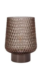 Pauleen 48309 LED Mobile Table luminaire Sparkling Glamour Timer Battery Grey Table lamp