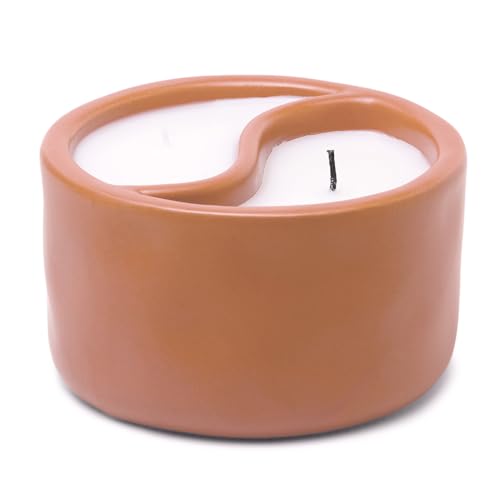 Paddywax Scented Candles Yin-Yang Collection 2-Wick Artisan Candle, 311g, Golden Coast - Bergamot