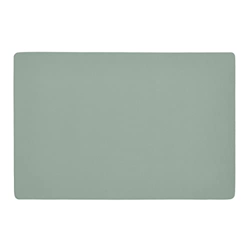 Zeller 27093 Place Mat Artificial Leather 45 x 30 cm Mint Green