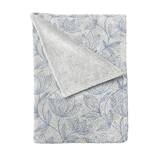 Homemania 15341 Tender Light-Plaid Blanket for Sofa, Bedroom, Grey, Microfibre, 150 x 200 cm