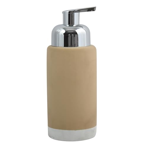 MSV Soap Dispenser modern 25 x 6,5 x 6,5 cm. brown