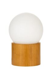 Paulmann Pauleen 48315 Woody Table Light Shine G9 max. 20W Wood, Natural Wood, Glass Nightstand Table Light