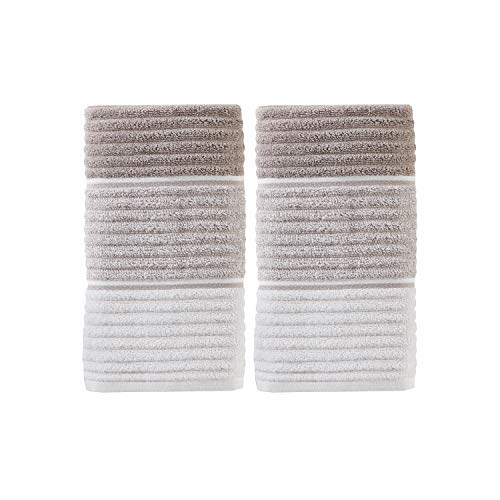 SKL Home by Saturday Knight Ltd. Planet Ombre 2 Pc Hand Towel Set, Taupe