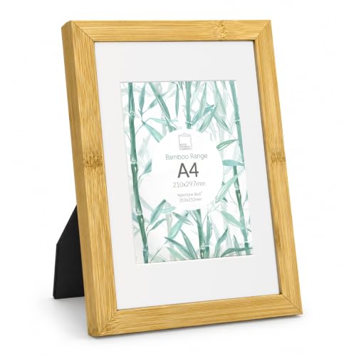 INOV8 Photo Frame Bamboo Natural A4 (8x6 App)