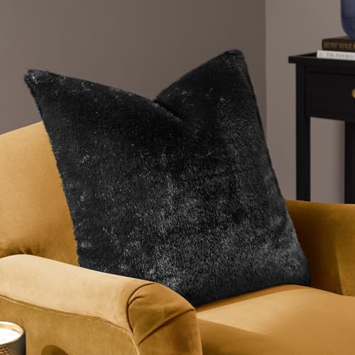 Paoletti Stanza Faux Fur Feather Rich Filled Cushion