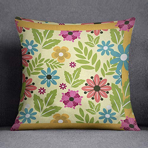 Bonamaison Decorative Cushion Cover, Throw Pillow Case, Size: 45X45 Cm - Designed and Manufactured in Turkey