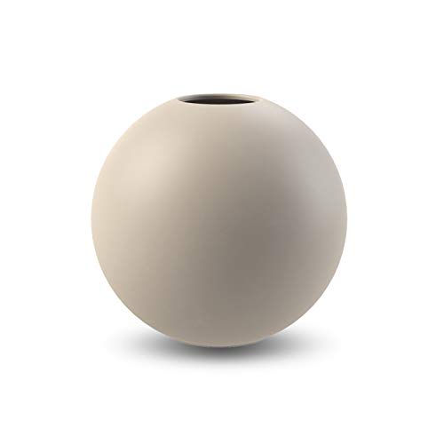 Cooee Design 30 cm Ceramic Ball Vase Sand