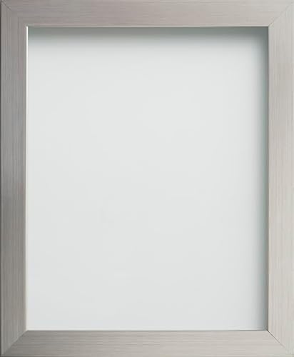 Frame Company Connolly Range Silver Wooden Picture Photo Frame, 18x14 inch *Choice of Sizes* Fitted with Real Glass