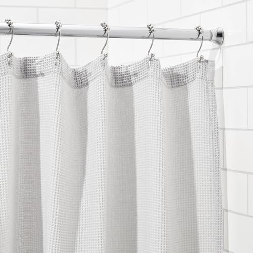 Amazon Basics Extendable Shower Curtain Pole, 137 to 229 cm, Chrome