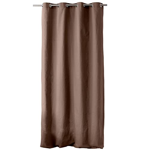 Enjoy Home, 2007VSO135240, Eyelet Panel, 135 x 240 cm, Cotton, Mink, 135 x 240 cm
