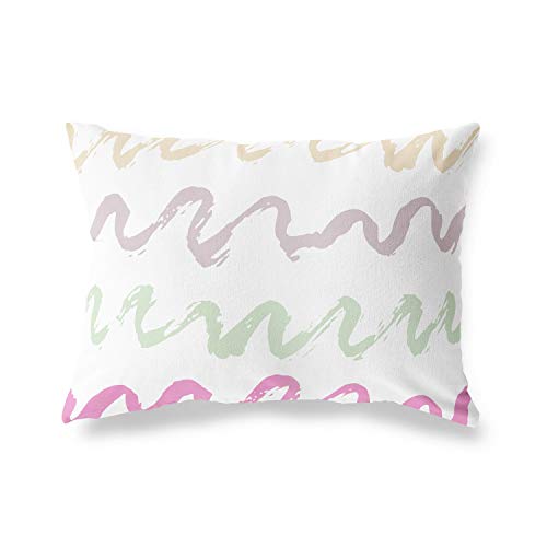 BonaMaison Decorative Cushion Cover, Random Pattern Throw Pillow Covers, Home Decorative Pillowcases for Livingroom, Sofa, Bedroom, Size: 45X60 Cm - Designed and Manufactured in Turkey