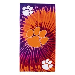 "Northwest NCAA Clemson Tigers Beach Towel, 30"" x 60"", Psychedelic"