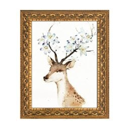 Golden State Art, 8X10 Ornate Finish Photo Frame, Bronze Color, Real Glass