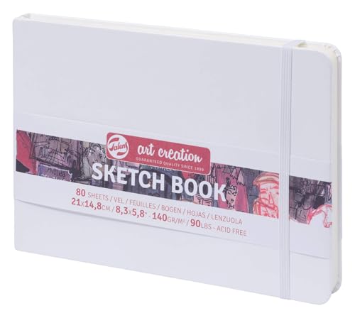 Talens Art Creation Sketchbook 80 Sheets, 21 cm x 14.8 cm, White