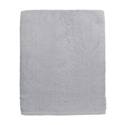Zerobed - Bath Towel In Solid Color Sponge - 90x140 - 100% Cotton - Grey