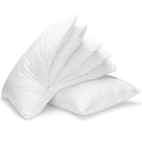 EverSnug Adjustable Layer Pillows for Sleeping - Set of 2, Cooling, Luxury Pillows for Back, Stomach or Side Sleepers Updated Version (Queen (Pack of 2))