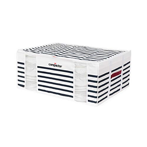 Compactor Semi Rigid Vacuum Storage Box XXL, 210L, 65x45x27 cm, Blue/White