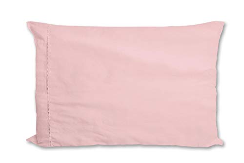 Soleil d'ocre Camille Pillowcase, Cotton, Pink, 50 x 70 cm