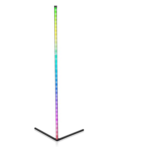 GRUNDIG RGB LED Floor Lamp - Multi-Coloured LED Bar with Remote Control and Musical Sensor - 140 cm