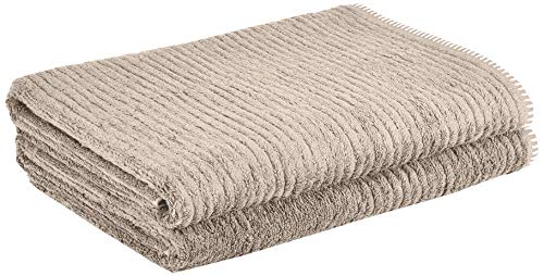 Heckett Lane Beach Towel, Taupe, 90 x 180 cm