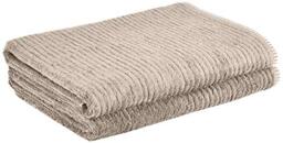 Heckett Lane Beach Towel, Taupe, 90 x 180 cm