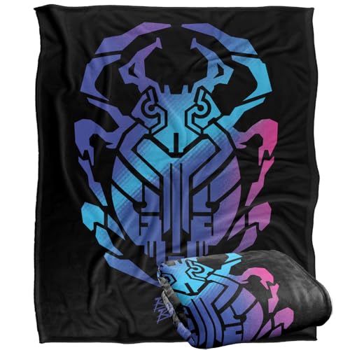 Blue Beetle (2023) Scarab Silky Touch Super Soft Throw Blanket 152 X 127 Cm