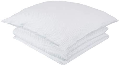 Yellow Wallis Duvet Cover, 100% Percal Cotton, White, 155 x 220 Cm, 1.0 Pieces