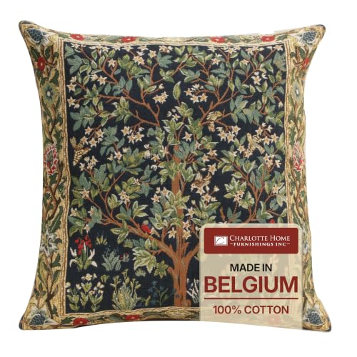 C Charlotte Home Furnishings Inc. Tree Of Life III/Size - H 18 x W 18(Cushion Cover)