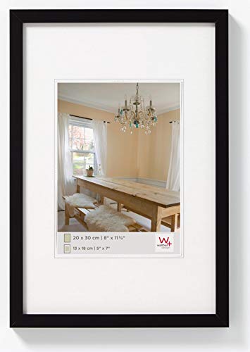walther Design Picture Frame Black 9 x 13 cm Peppers Wooden Frame BP913B