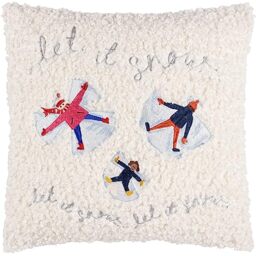 furn. Snow Angels Feather Filled Cushion (Snow - 43x43cm)