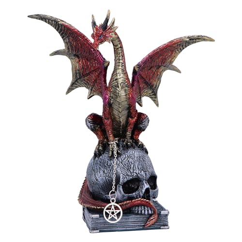 Nemesis Now Fate of the World 23cm, Red, Dragon Figure - Resin, Red Dragon Ornament, Collectable Dragon Giftware, Cast in the Finest Resin, Expertly Hand-Painted