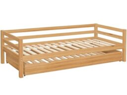 Alpi dayBed with drawer UK 90 in stained wax, 98x198x60cm (DxWxH)