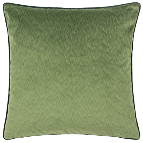 Paoletti Torto Square Cushion Cover, Moss/Emerald, 50 x 50cm