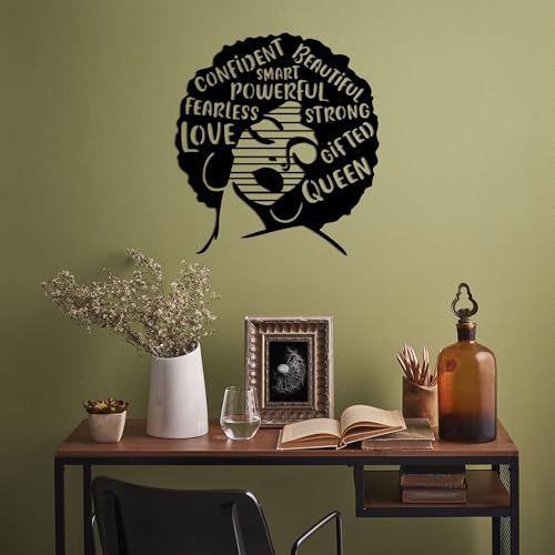 Stylish Black Decorative Metal Wall Accessory, 64 x 70 cm, 100% Metal, 1.5 mm Thickness, Perfect for Modern Home Decor & Unique Wall Art
