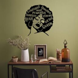Stylish Black Decorative Metal Wall Accessory, 64 x 70 cm, 100% Metal, 1.5 mm Thickness, Perfect for Modern Home Decor & Unique Wall Art